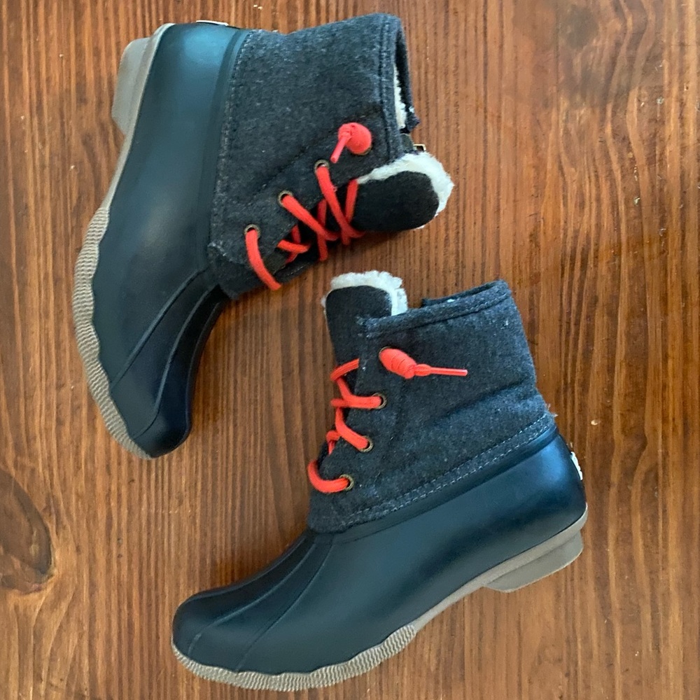 Women’s Sperry for JCrew Shearwater flannel boots